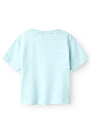 Name It Mini Boy Fredery Short Sleeve Tee, Aquatic