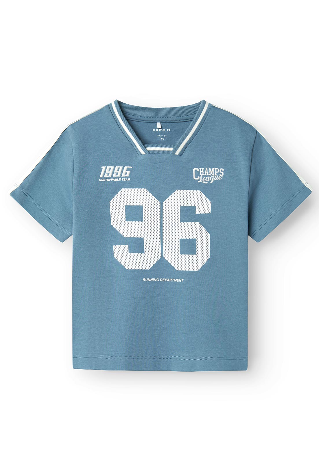 Name It Mini Boy Dakki Short Sleeve Tee, Spring Lake