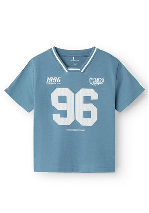Name It Mini Boy Dakki Short Sleeve Tee, Spring Lake