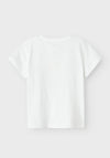 Name It Mini Boy Jacques Short Sleeve Tee, Bright White
