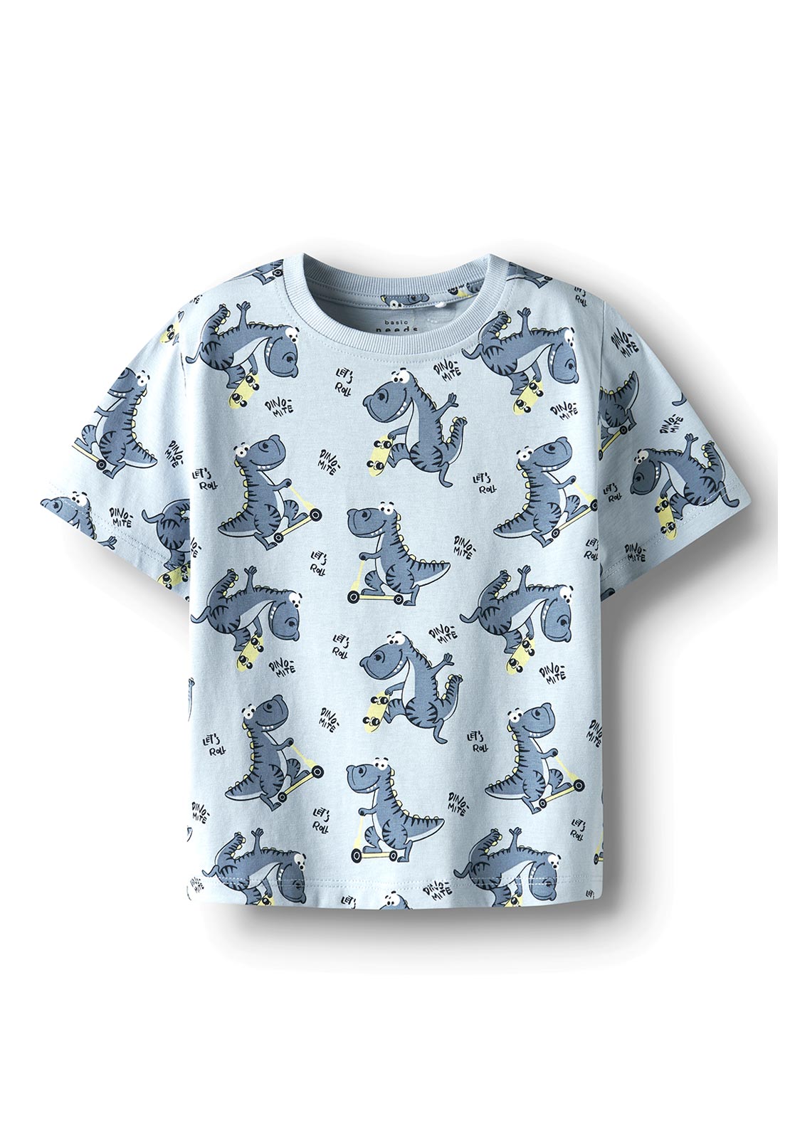 Name It Mini Boy Valther Short Sleeve Tee, Celestial Blue