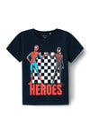 Name It Mini Boy Maclin Spiderman Short Sleeve Tee, Dark Sapphire
