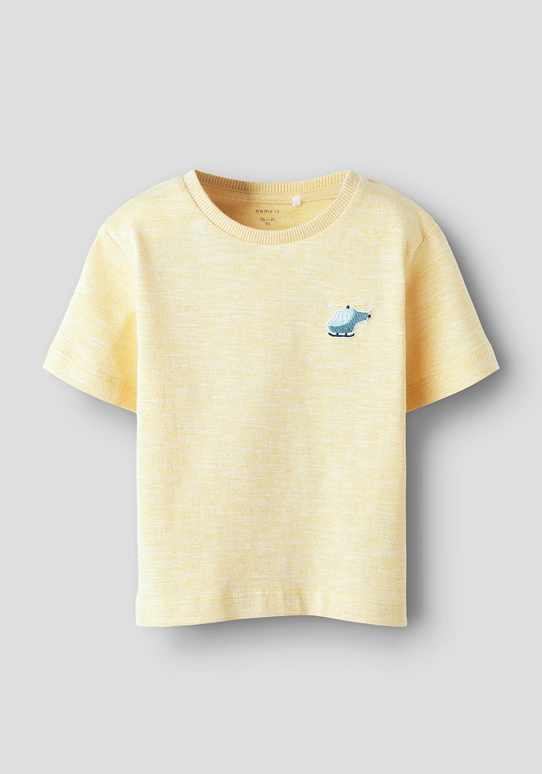 Name It Mini Boy Fredery Short Sleeve Tee, Buff Yellow