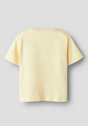 Name It Mini Boy Fredery Short Sleeve Tee, Buff Yellow