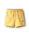 Name It Mini Boy Fritzo Sweat Shorts, Buff Yellow