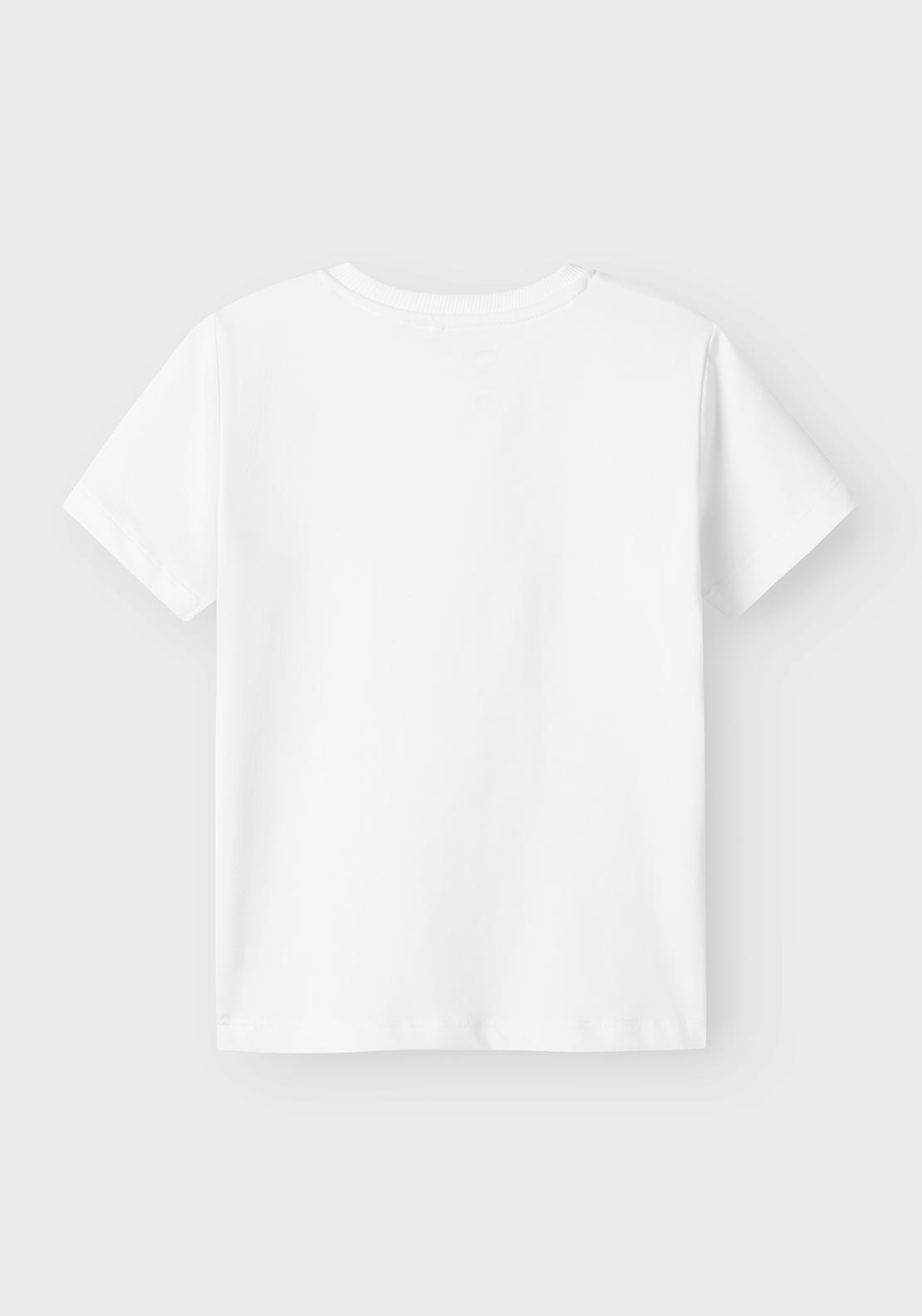 Name It Mini Boy Felkan Short Sleeve Tee, Bright White