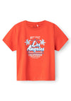 Name It Mini Boy Short Sleeve Tee, Paprika
