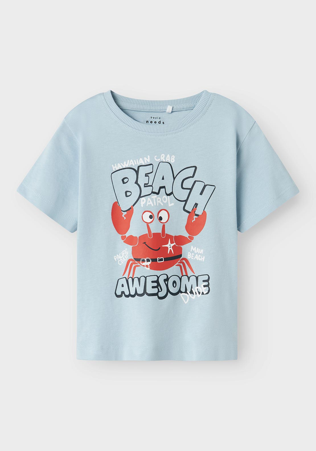 Name It Mini Boy Short Sleeve Tee, Celestial Blue
