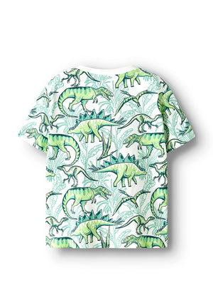 Name It Mini Boy Valther Short Sleeve Tee, Bright White