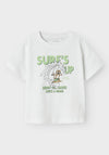 Name It Mini Boy Short Sleeve Tee, Bright White