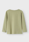 Name It Mini Boy Borris Long Sleeve Top, Tea Green