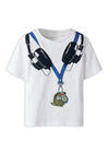 Name It Mini Boy Henni Short Sleeve Tee, White