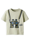 Name It Mini Boy Henni Lets Go Hunting Short Sleeve Tee, Green