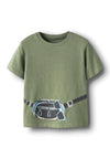 Name It Mini Boy Henni Short Sleeve Tee, Green