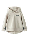 Name It Mini Boy Bentu Dino Long Sleeve Hoodie, Beige
