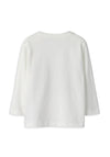 Name It Mini Boy Voto Dino Hunter Long Sleeve Top, Off White