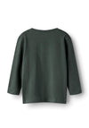 Name It Mini Boy Voto Teddy Long Sleeve Top, Green