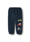 Name It Mini Boy Vildar Tractor Print Jogger, Navy
