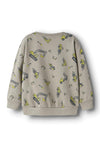 Name It Mini Boy Vildar Print Long Sleeve Sweater, Beige