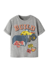 Name It Mini Boy Malik Tonka Short Sleeve Tee, Grey
