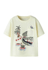 Name It Mini Boy Vilian Slide Short Sleeve Tee, Yellow
