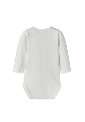 Name It Baby Boy Bent Long Sleeve Body, Off White
