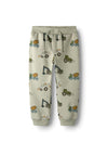 Name It Mini Boy Basil Digger Joggers, Green