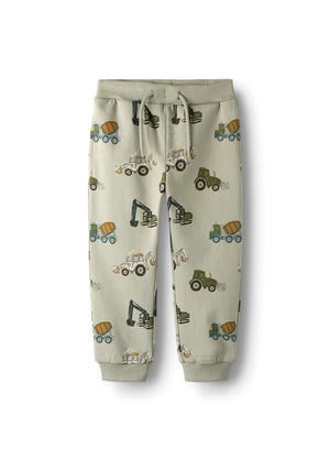 Name It Mini Boy Basil Digger Joggers, Green