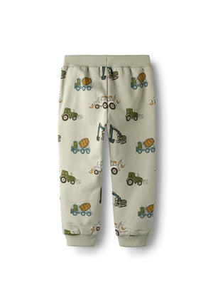 Name It Mini Boy Basil Digger Joggers, Green