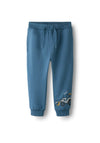 Name It Mini Boy Basil Tractor Joggers, Navy Blue