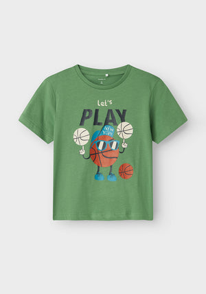 Name It Mini Boy Bennibo Short Sleeve Tee, English Ivy