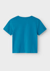 Name It Mini Boy Bennibo Short Sleeve Tee, Fjord Blue