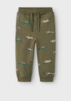 Name It Mini Boy Brais Sweat Pant, Dusty Olive