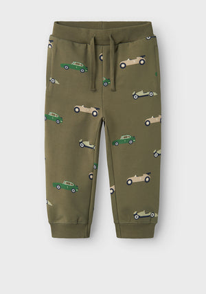 Name It Mini Boy Brais Sweat Pant, Dusty Olive