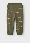 Name It Mini Boy Brais Sweat Pant, Dusty Olive