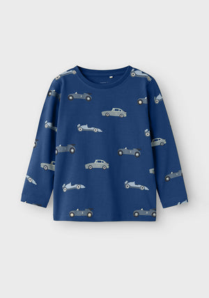 Name It Mini Boy Bimmo Long Sleeve Top, Limoges