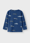 Name It Mini Boy Bimmo Long Sleeve Top, Limoges