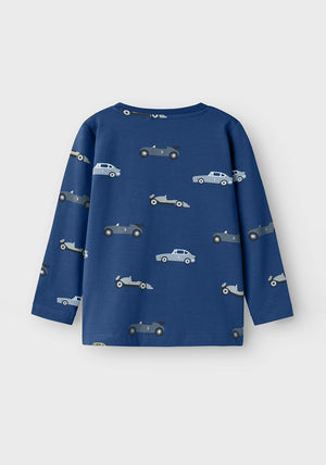 Name It Mini Boy Bimmo Long Sleeve Top, Limoges