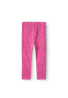 Name It Mini Girl Davina Heart Print Legging, Phlox Pink