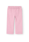 Name It Mini Girl Rtrine Heavy Jersey Wide Leg Trouser, Mauve Orchid