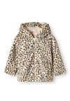 Name It Mini Girl Mila Fleece Hooded Jacket, Beige