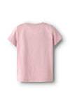 Name It Mini Girl Larisa Short Sleeve Tee, Pink