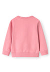 Name It Mini Girl Fromia Long Sleeve Christmas Sweater, Pink