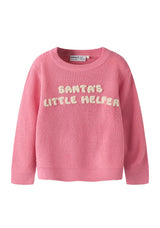 Name It Mini Girl Long Sleeve Knit Jumper, Pink