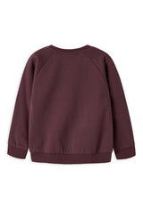 Name It Mini Girl Venus Bow Long Sleeve Sweater, Wine
