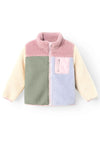 Name It Mini Girl Monica Teddy Fleece Jacket, Icelandic Blue