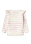 Name It Mini Girl Kianna Long Sleeve Top, Jet Stream