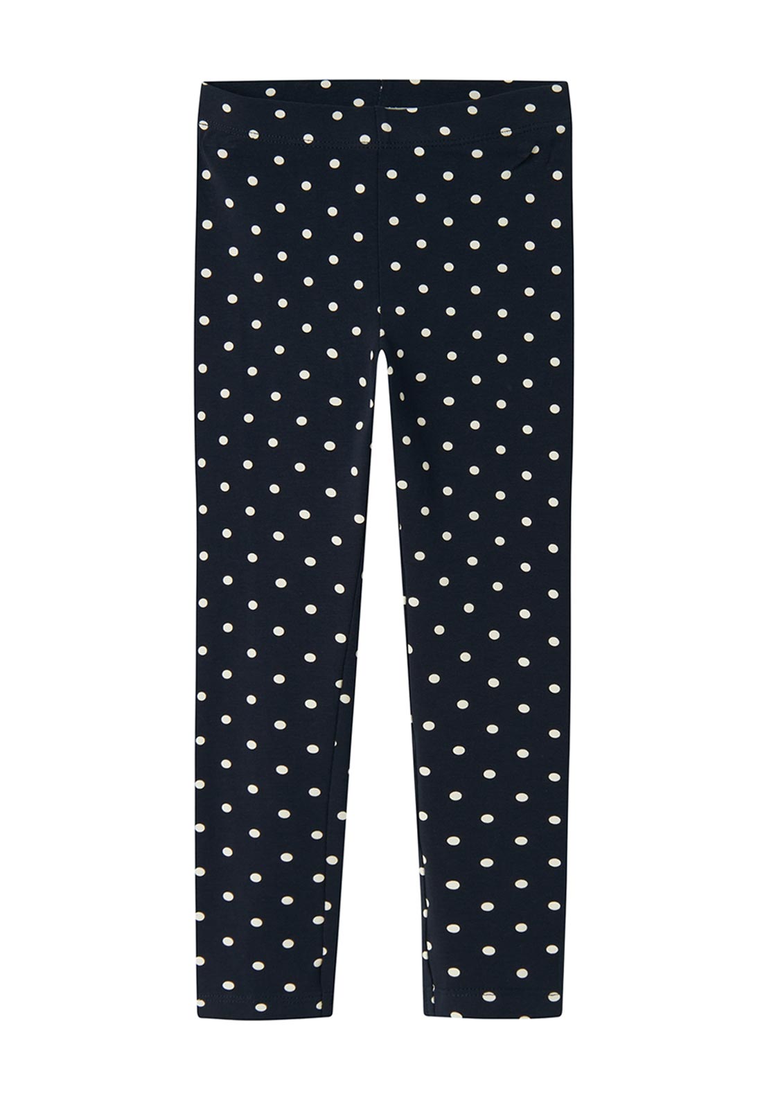 Name It Mini Girl Vivian Polka Dot Legging, Dark Sapphire