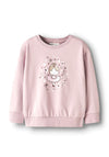 Name It Mini Girl Viloui Long Sleeve Sweater, Pink