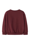 Name It Mini Girl Viloui Long Sleeve Sweater, Wine